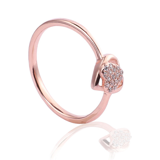 Rose gold slender ring