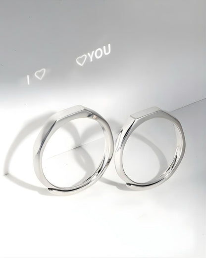 Luminous Rings - Adjustable Light casting couple rings