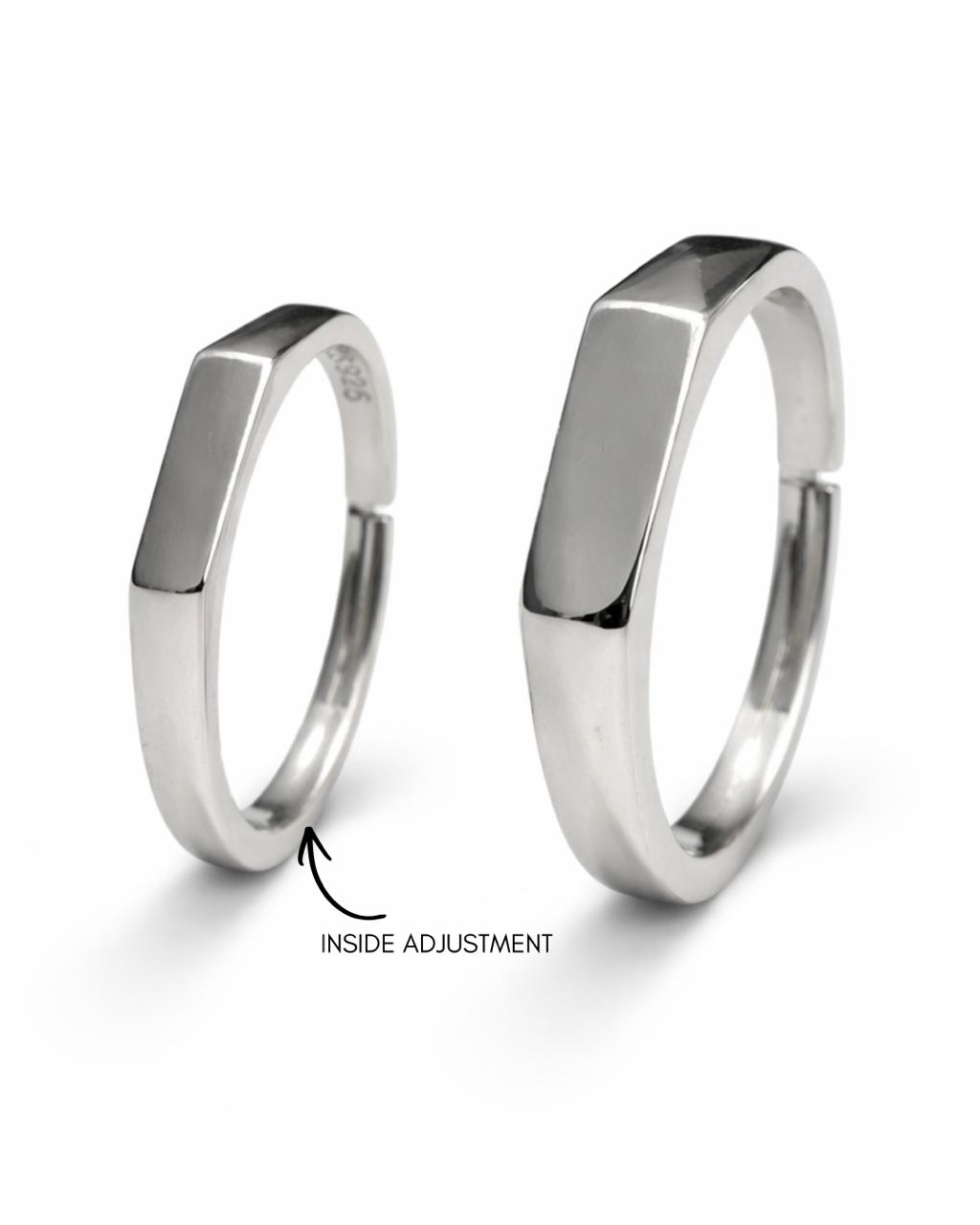 Luminous Rings - Adjustable Light casting couple rings
